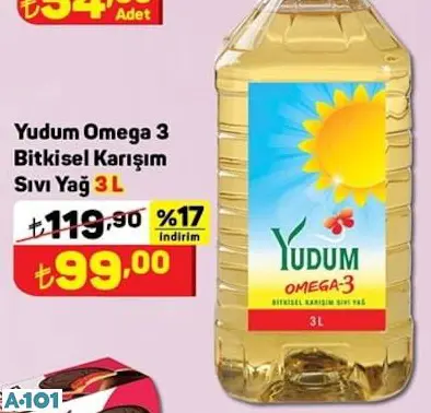YUDUM OMEGA 3 BİTKİSEL KARIŞIM SIVI YAĞ YUDUM OMEGA 3 BİTKİSEL KARIŞIM SIVI YAĞ